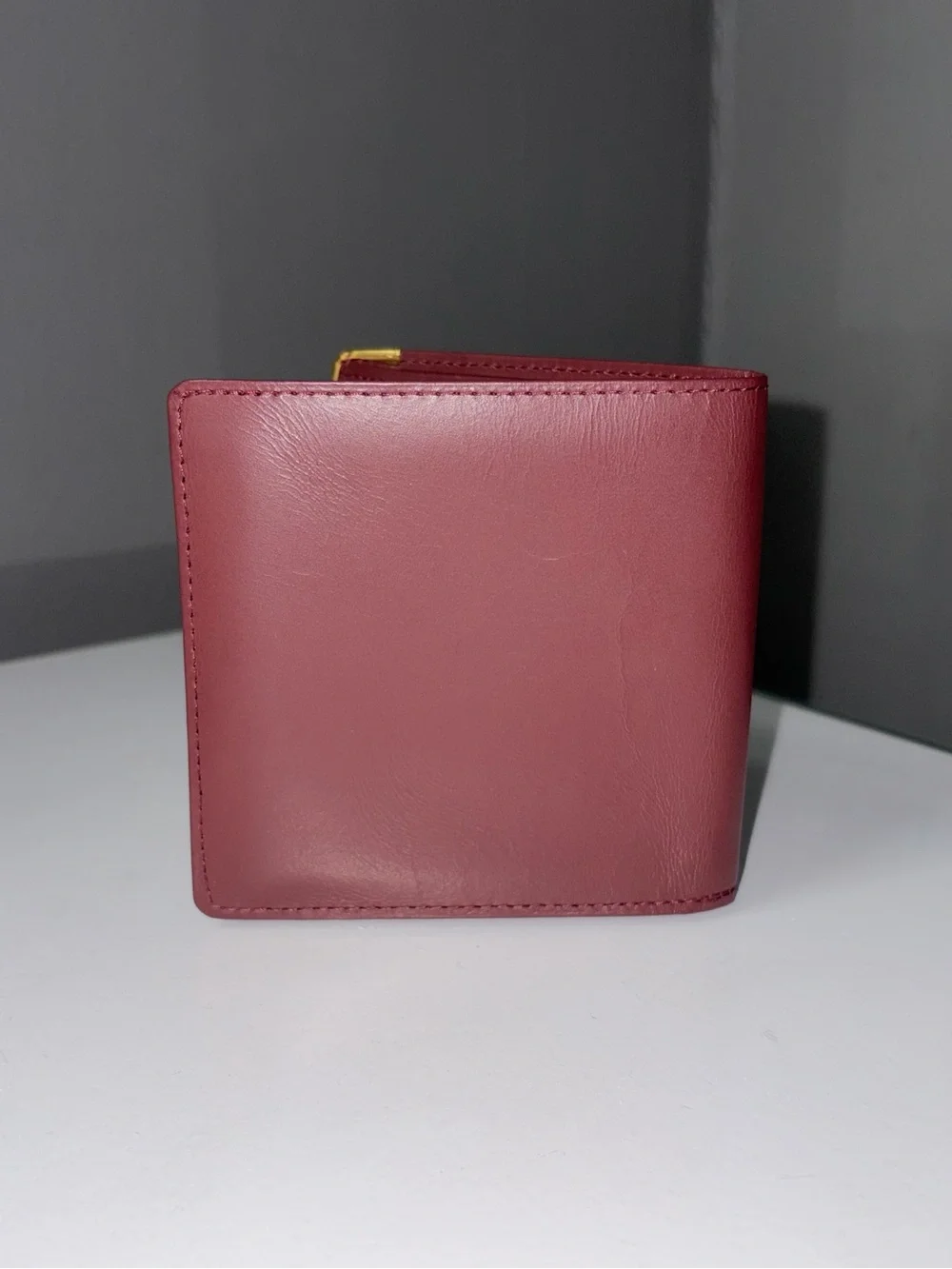 Vintage Cartier Must de Cartier Burgundy Leather Bifold Wallet
